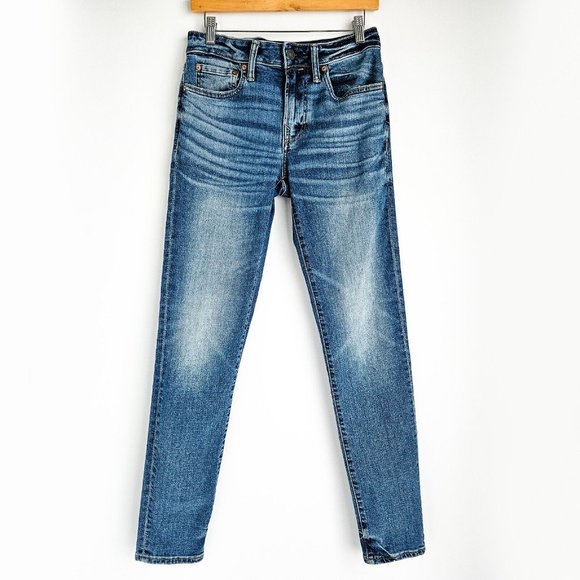 American Eagle Lot Of 2 Airflex+ Skinny Denim Jeans Mens 29x32 Light & Dark Wash - Picture 2 of 7